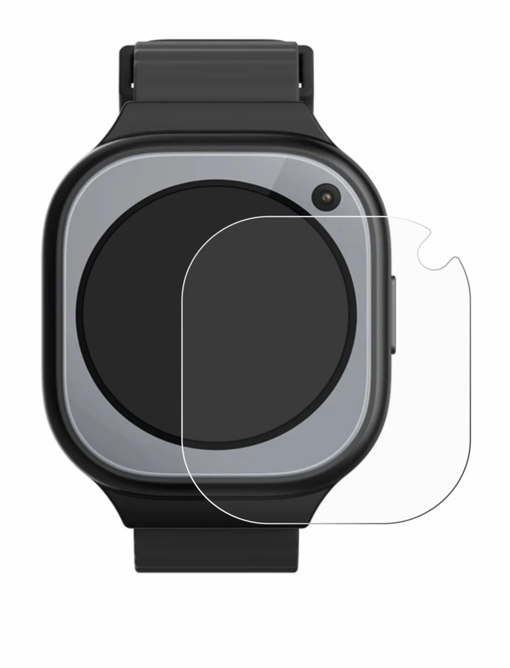 Abbildung des Geräts Xplora X6Pro mit einer Vielzahl des Displayschutzes.