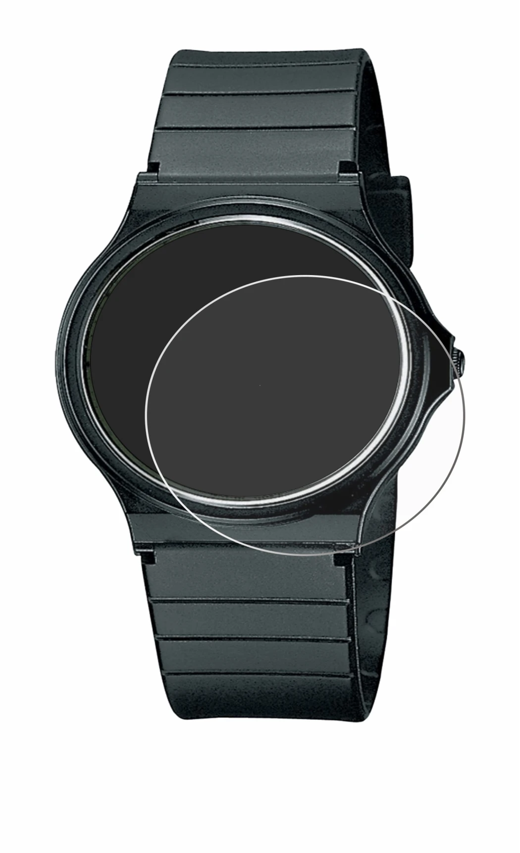 Abbildung des Geräts Casio Collection MQ-24 mit einer Vielzahl des Displayschutzes.