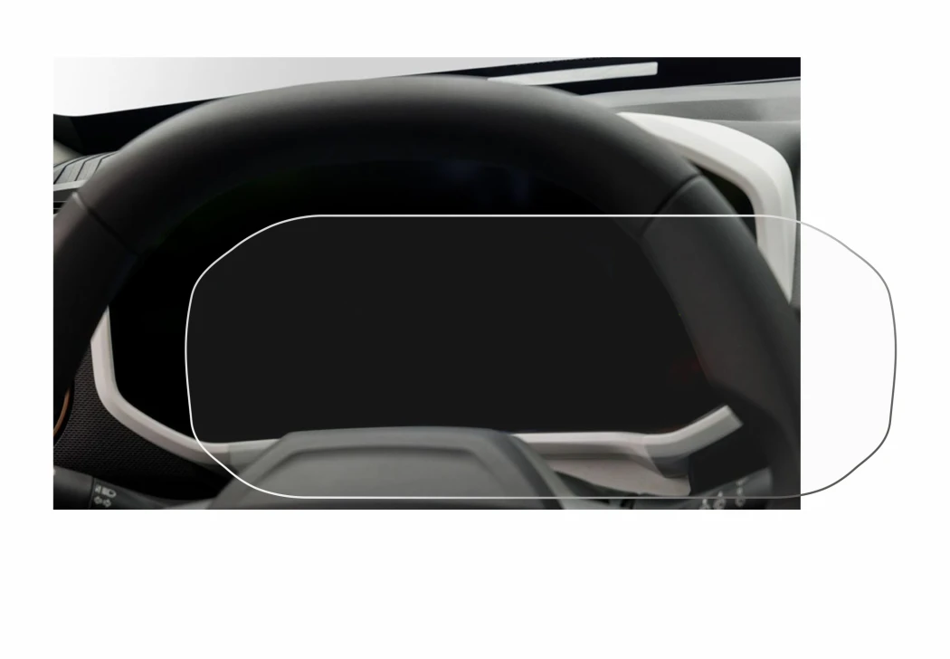 Abbildung des Geräts Dacia Duster Tacho (2024) mit einer Vielzahl des Displayschutzes.