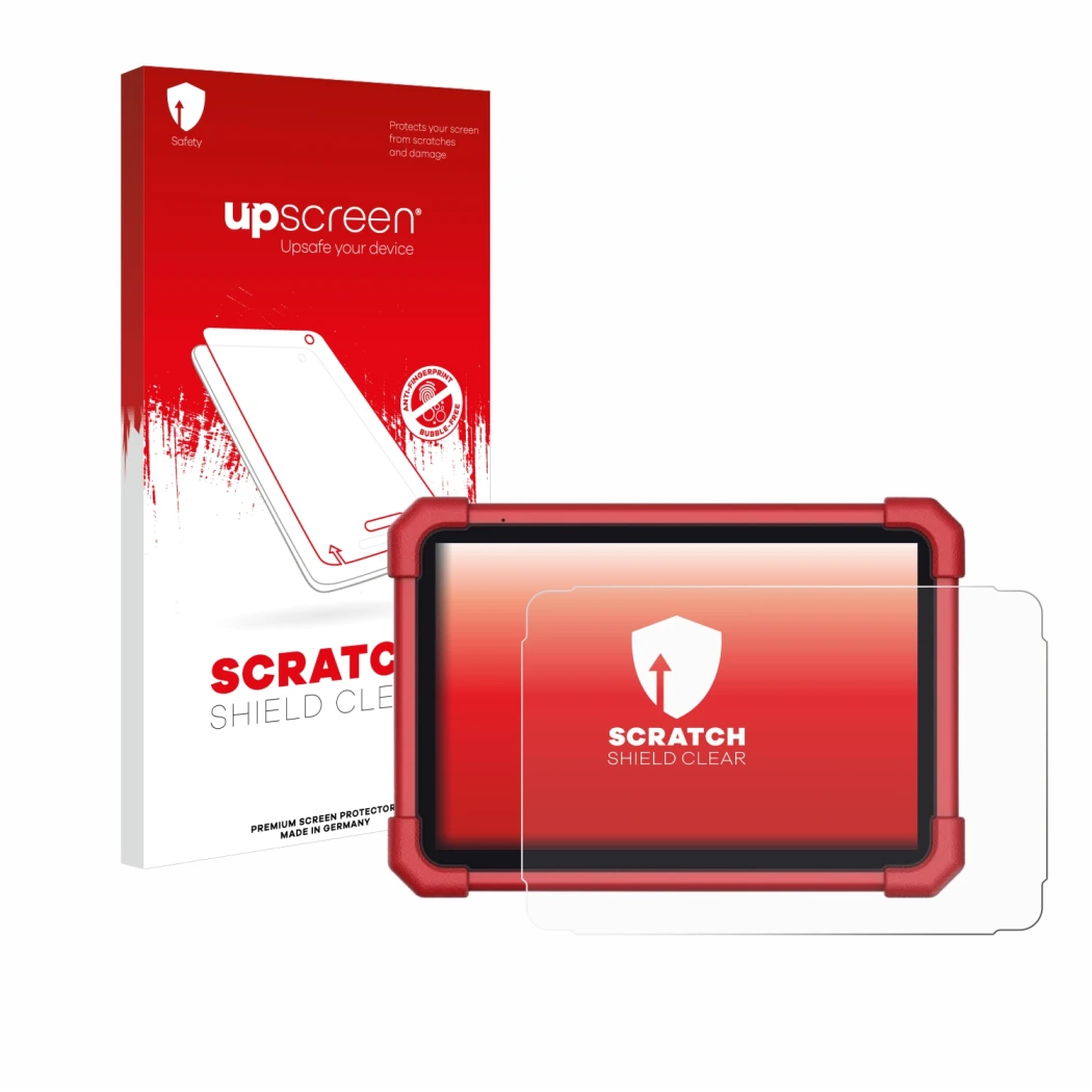 Vorderseite einer Produktverpackung mit dem Markenlogo upscreen. Daneben ist das Gerät Launch X-431 Euro Link mit dem zugehöri