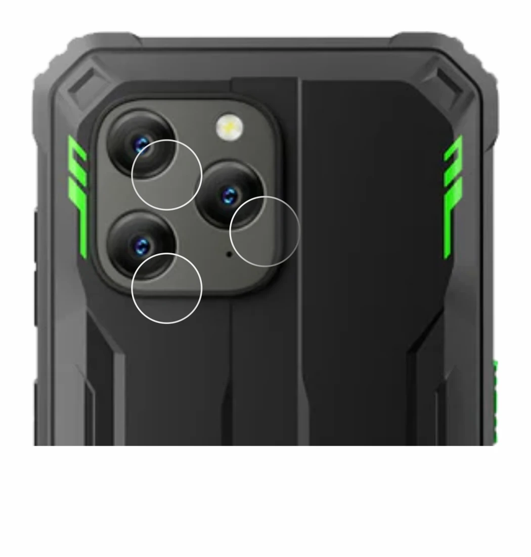 Abbildung des Geräts Blackview BV5300 Plus (NUR Kameraschutz) mit einer Vielzahl des Displayschutzes.