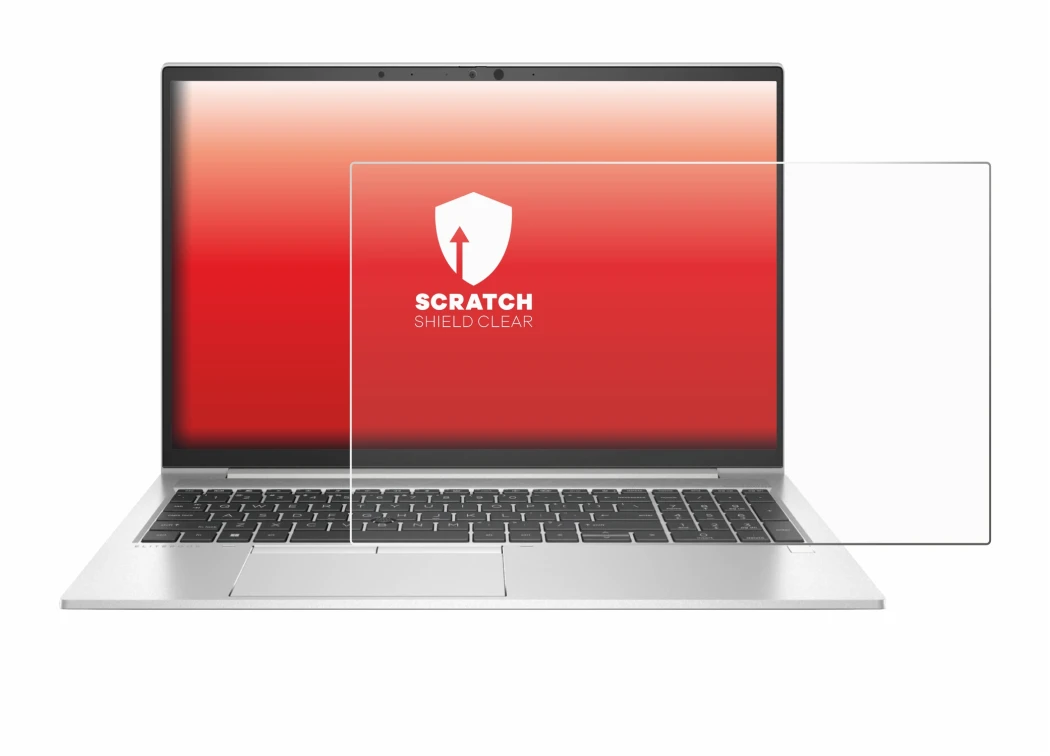 Abbildung des Geräts HP EliteBook 855 G8 mit einer Vielzahl des Displayschutzes.