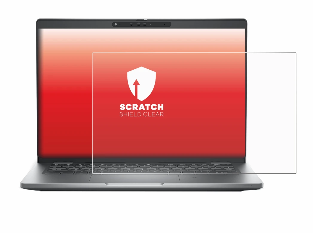 Abbildung des Geräts Dell Latitude 5330 mit einer Vielzahl des Displayschutzes.