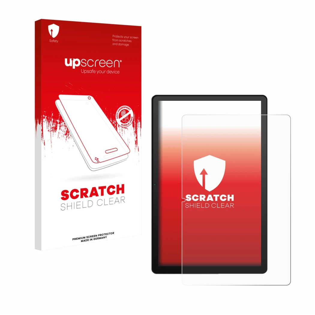 Vorderseite einer Produktverpackung mit dem Markenlogo upscreen. Daneben ist das Gerät Whitedeer G13 mit dem zugehörigen Displ