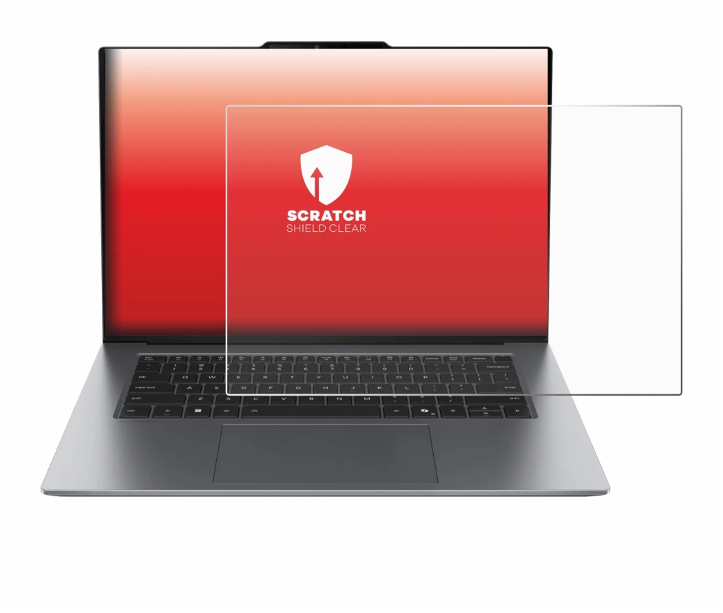 Abbildung des Geräts Lenovo ThinkPad X9 15 G1 mit einer Vielzahl des Displayschutzes.