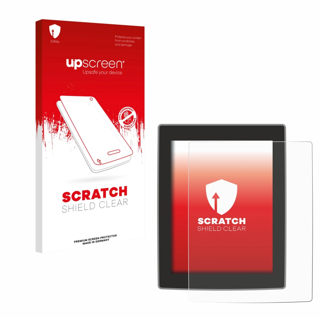 Vorderseite einer Produktverpackung mit dem Markenlogo upscreen. Daneben ist das Gerät Volvo XC90 11.2