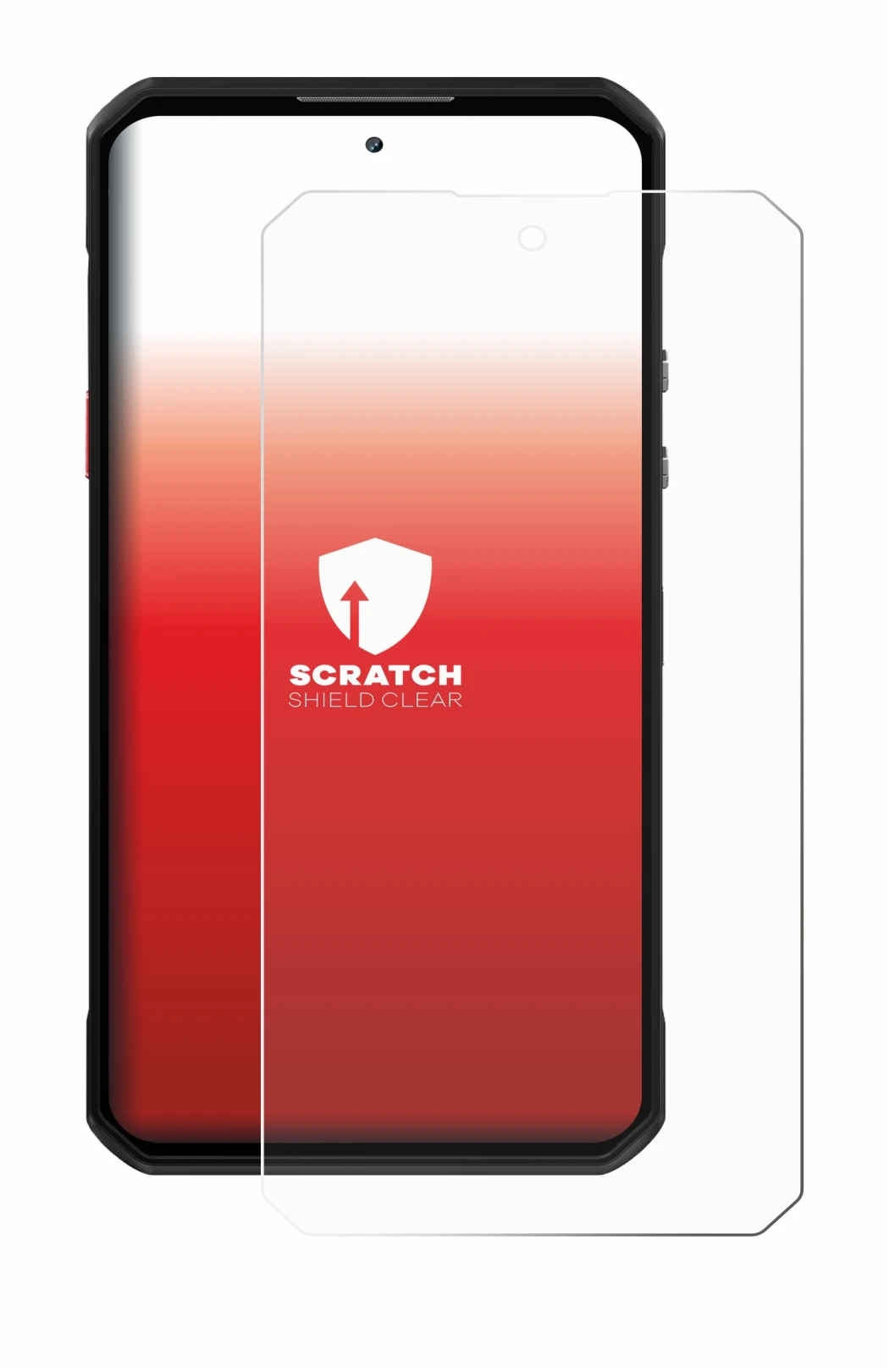 Abbildung des Geräts Oukitel WP60 mit einer Vielzahl des Displayschutzes.