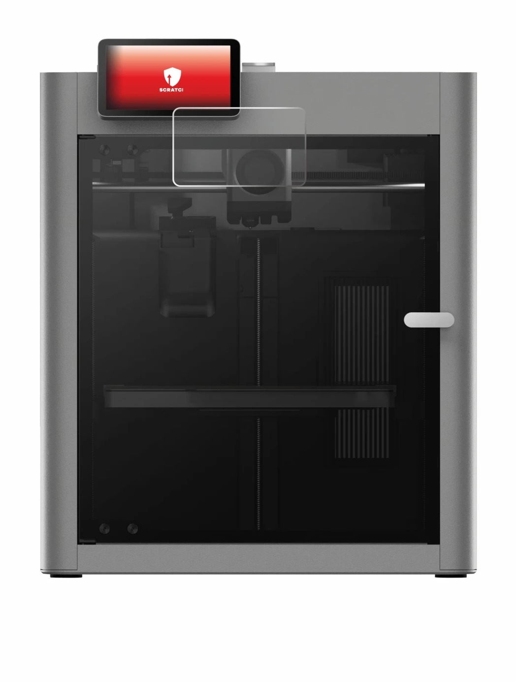 Abbildung des Geräts Bambu Lab P2S 3D Printer mit einer Vielzahl des Displayschutzes.