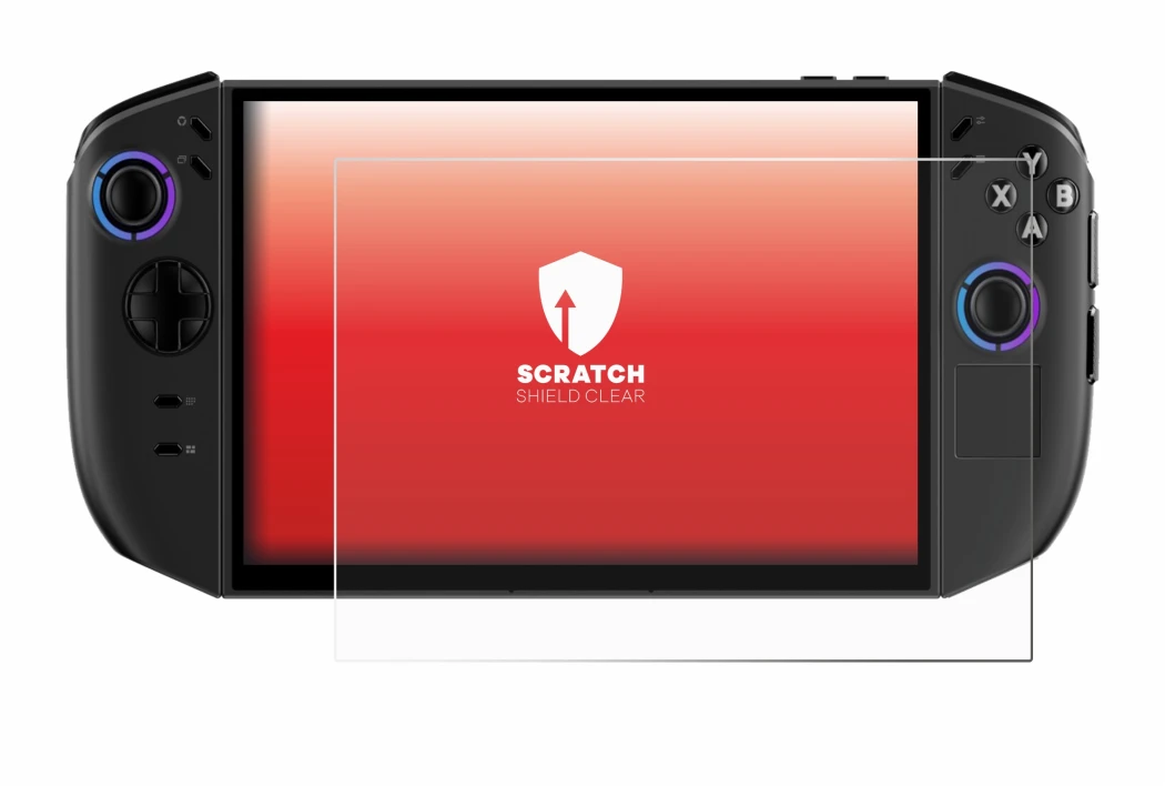 Abbildung des Geräts Lenovo Legion Go Gen 2 mit einer Vielzahl des Displayschutzes.