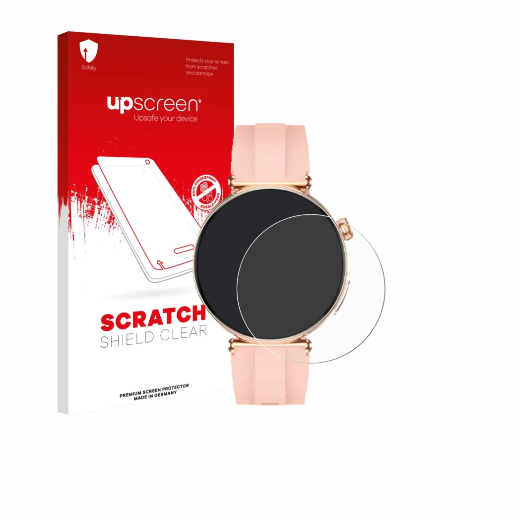 Vorderseite einer Produktverpackung mit dem Markenlogo upscreen. Daneben ist das Gerät Knauermann Pro 4 Mini 2026 mit dem zuge