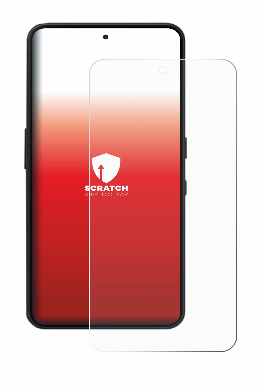 Abbildung des Geräts Nothing Phone (3a) Lite mit einer Vielzahl des Displayschutzes.