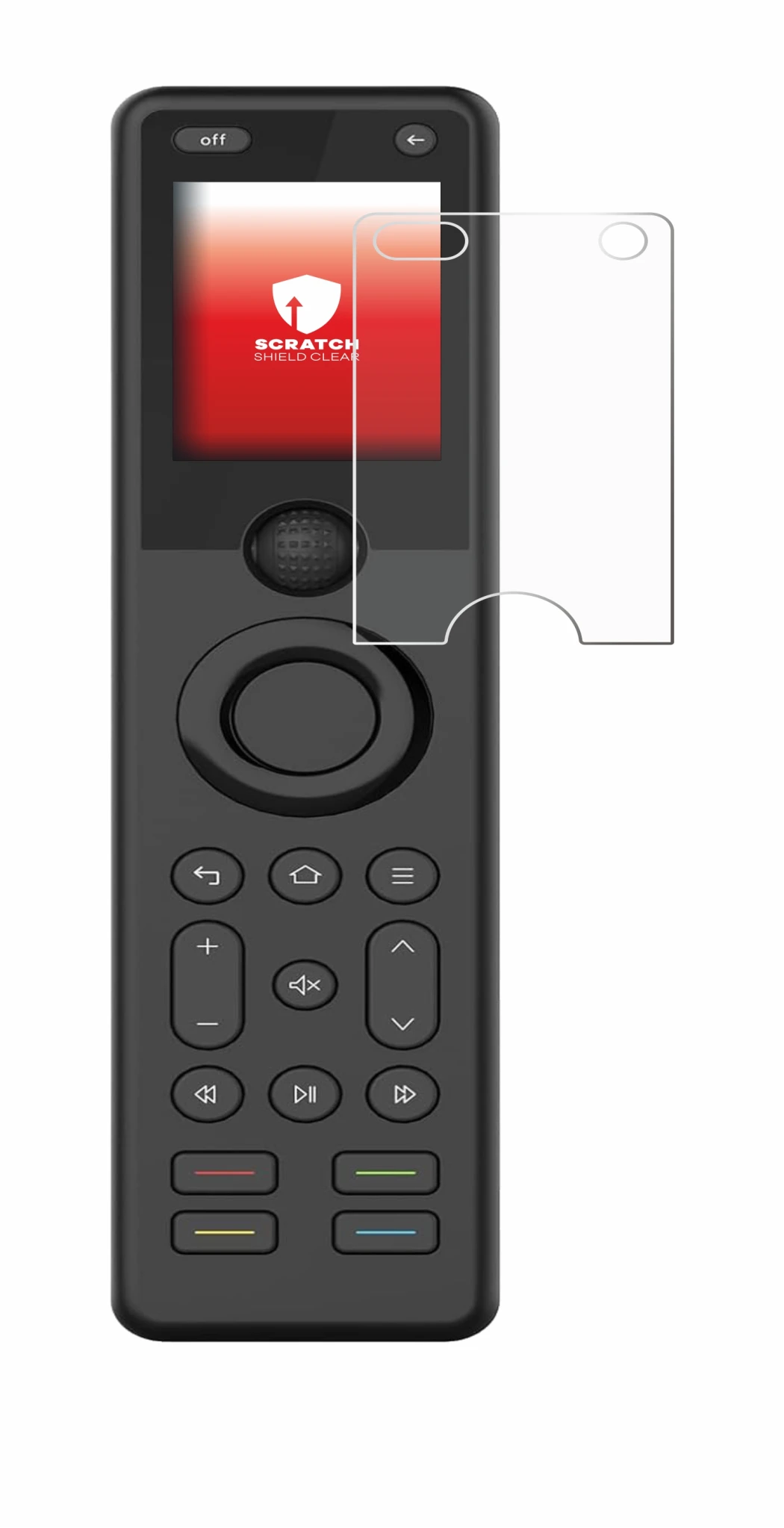 Abbildung des Geräts Sofabaton X1S mit einer Vielzahl des Displayschutzes.