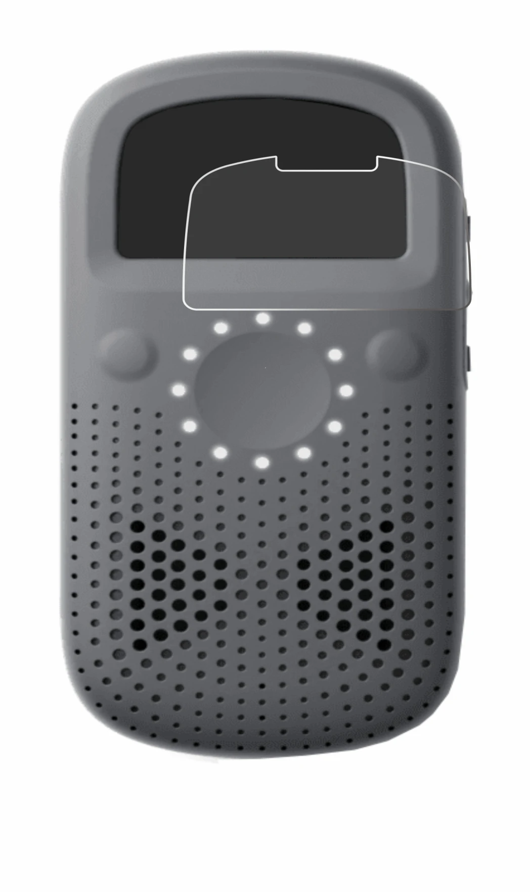 Abbildung des Geräts Relay X mit einer Vielzahl des Displayschutzes.