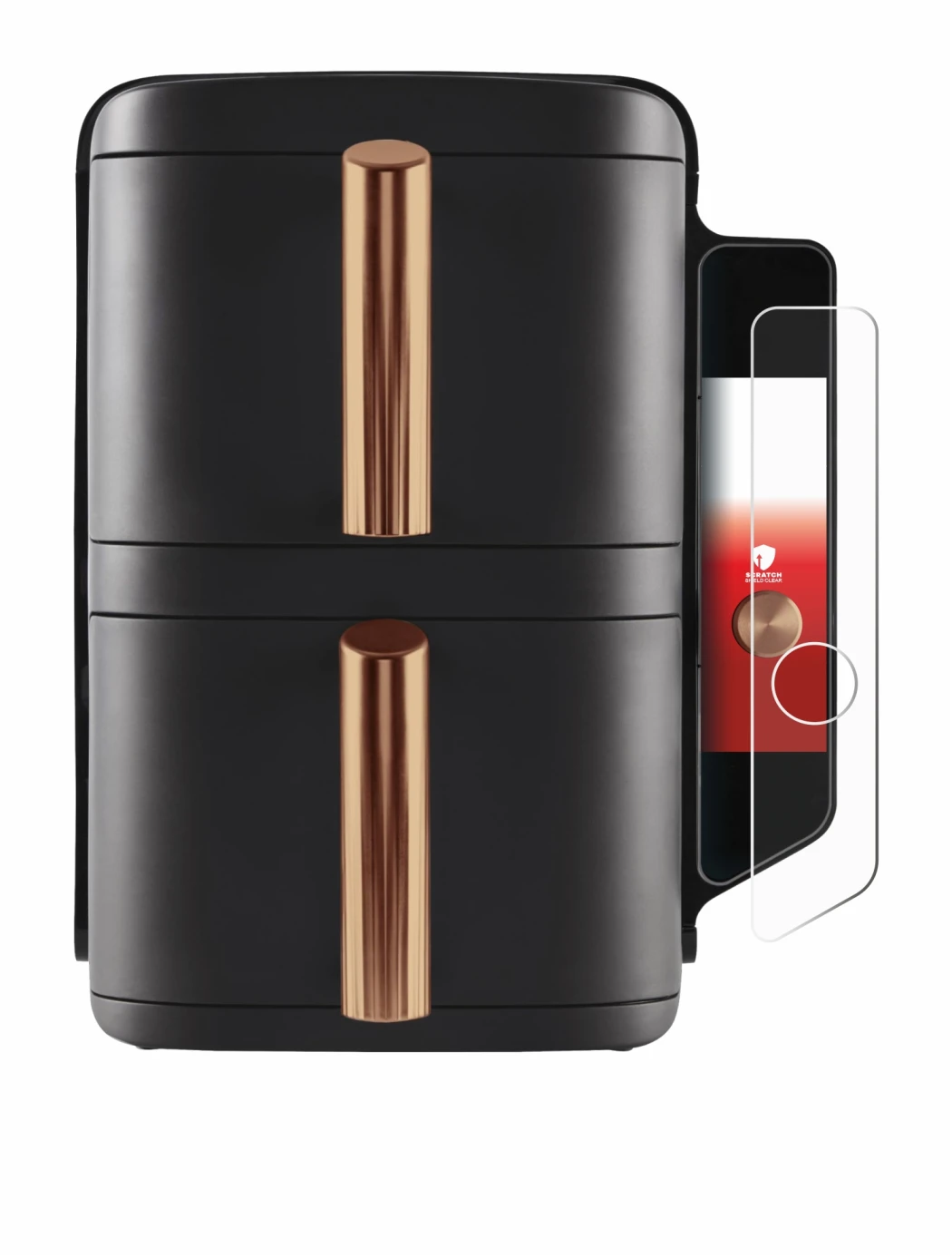 Abbildung des Geräts Ninja Double Stack XL sl400eu mit einer Vielzahl des Displayschutzes.