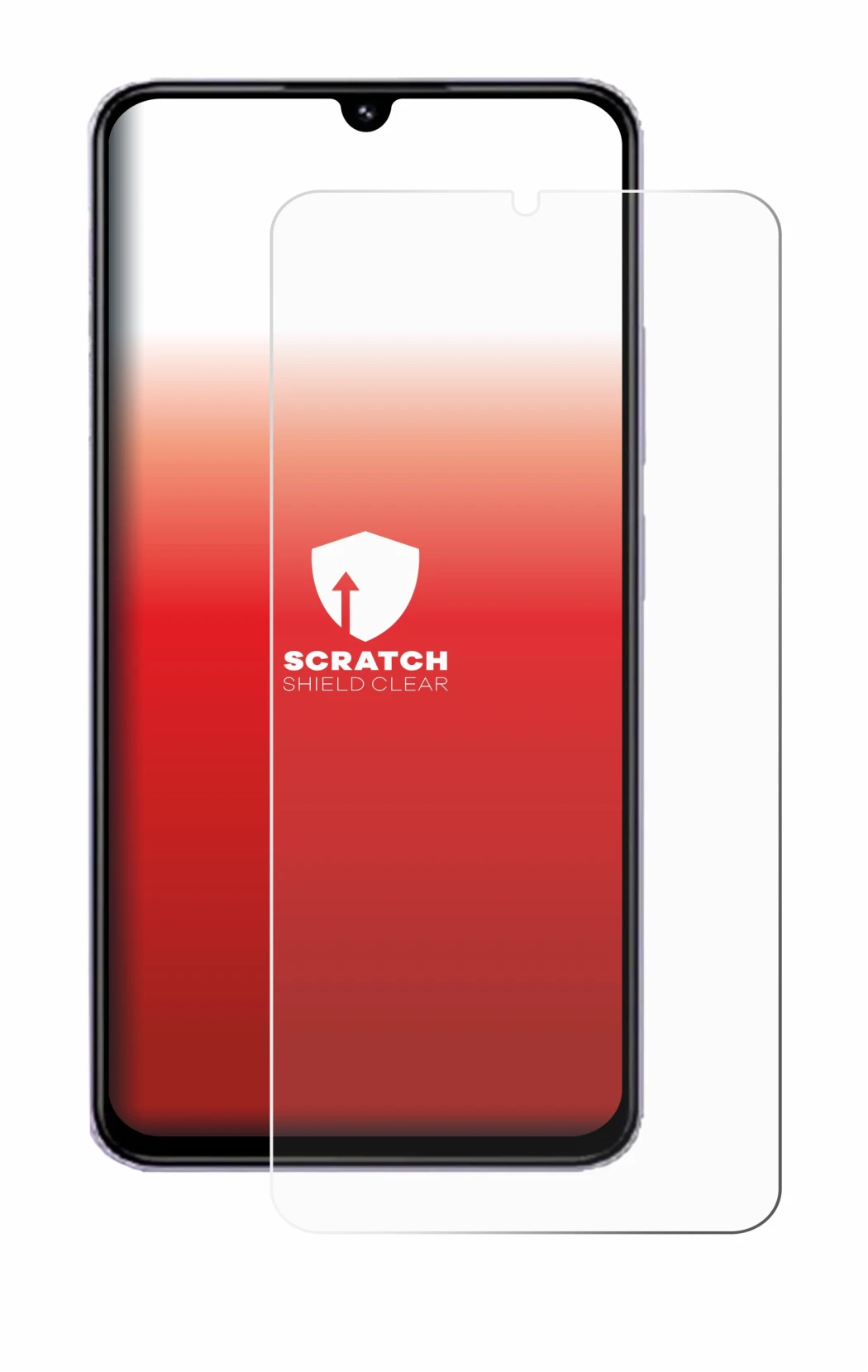 Abbildung des Geräts Xiaomi Redmi A4 mit einer Vielzahl des Displayschutzes.