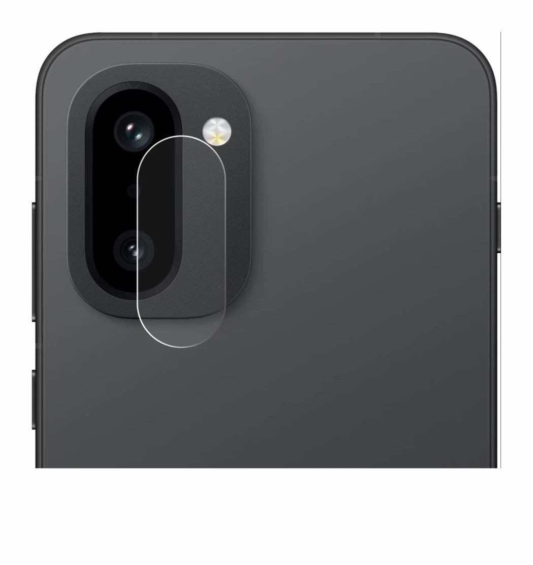 Abbildung des Geräts OnePlus 15R (NUR Kameraschutz) mit einer Vielzahl des Displayschutzes.