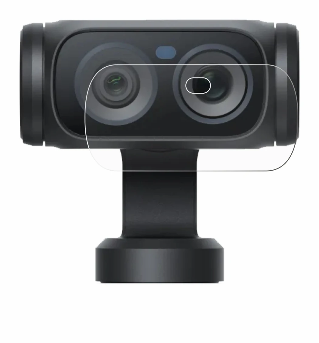 Abbildung des Geräts Insta360 Luna Ultra (Linse) mit einer Vielzahl des Displayschutzes.