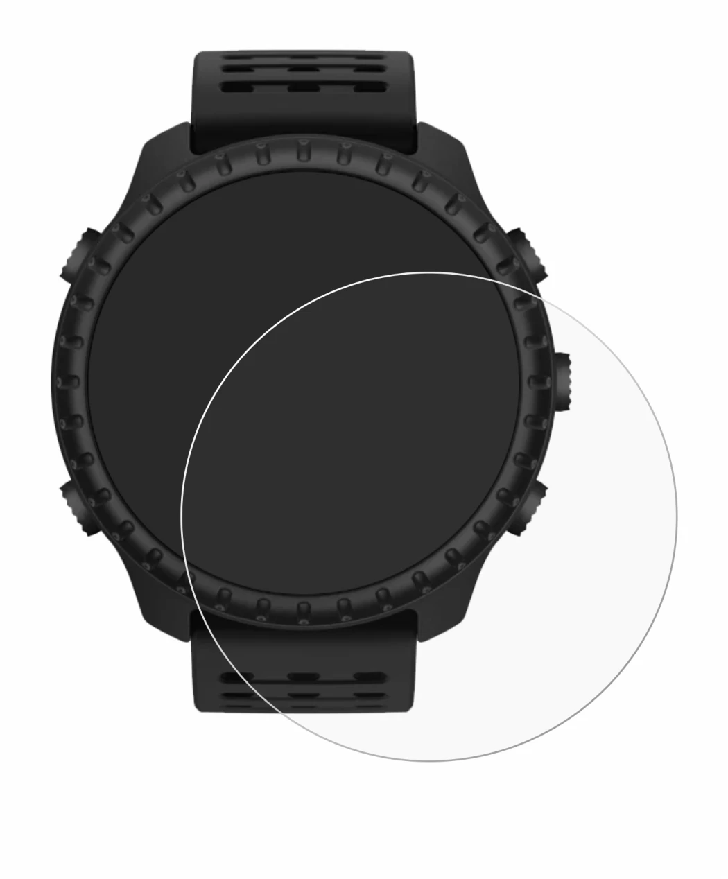 Abbildung des Geräts Suunto Core 2 mit einer Vielzahl des Displayschutzes.