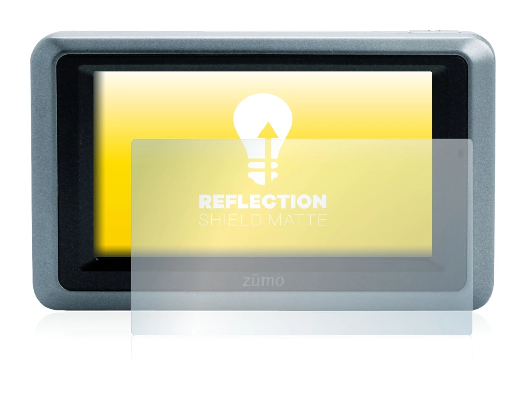 Abbildung des Geräts Garmin zumo 660 mit einer Vielzahl des Displayschutzes.