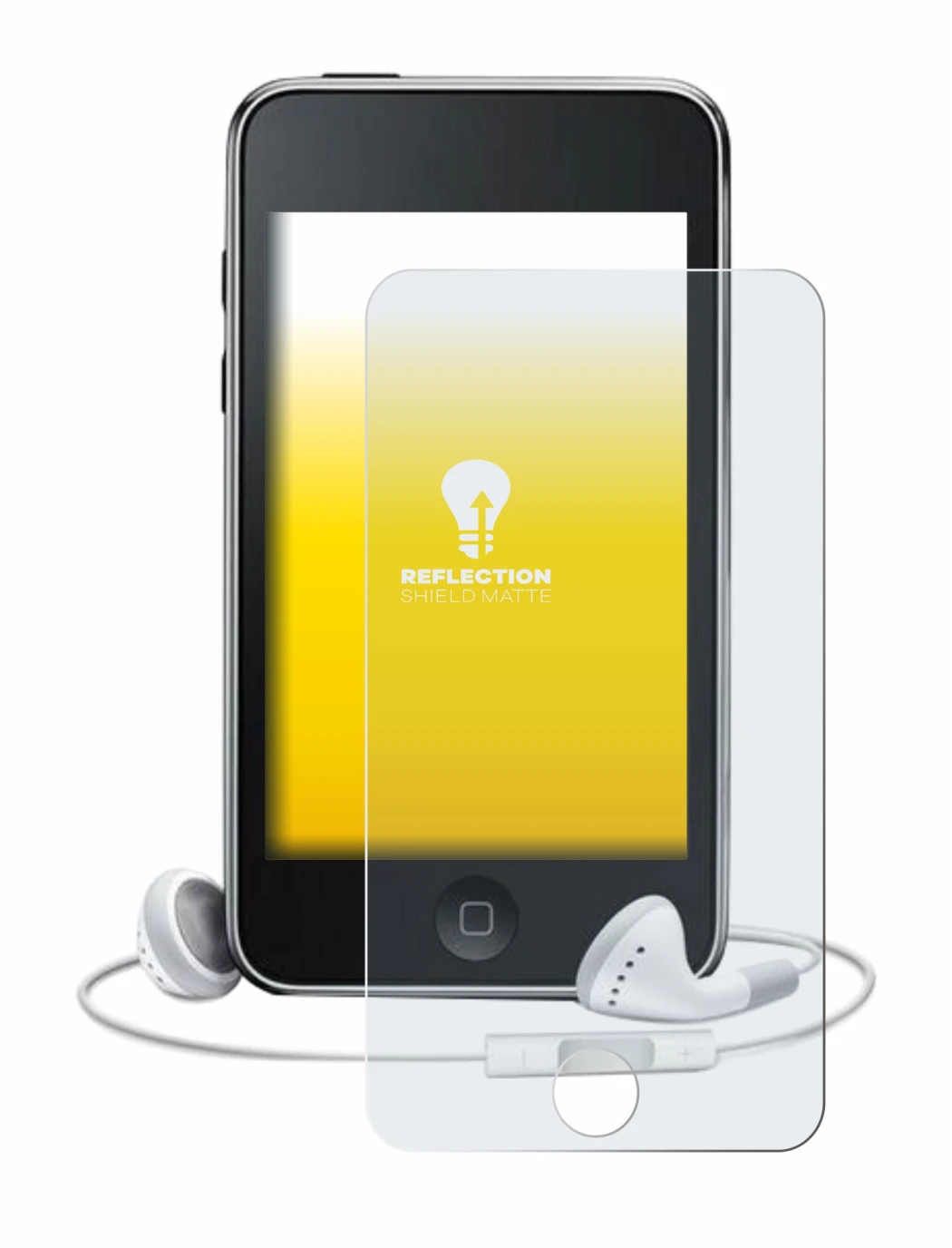 Abbildung des Geräts Apple iPod Touch (3. Gen.) mit einer Vielzahl des Displayschutzes.