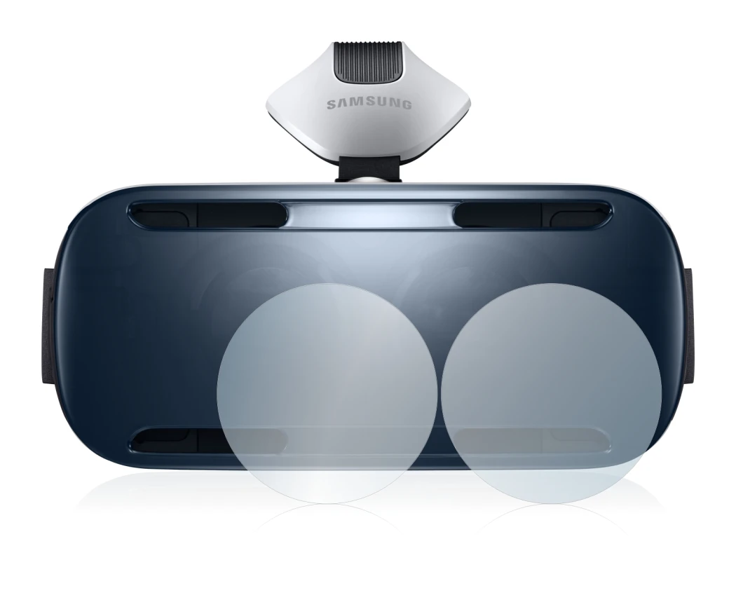 Abbildung des Geräts Samsung Gear VR mit einer Vielzahl des Displayschutzes.