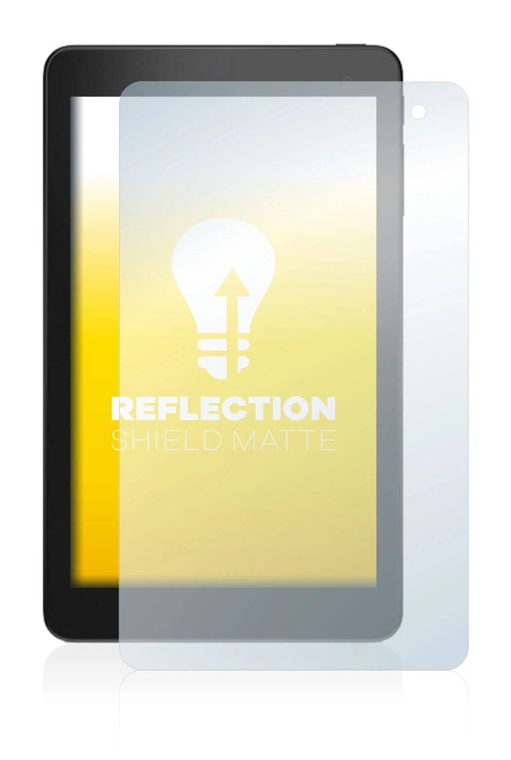 Abbildung des Geräts Dell Venue 8 Pro 5855 mit einer Vielzahl des Displayschutzes.