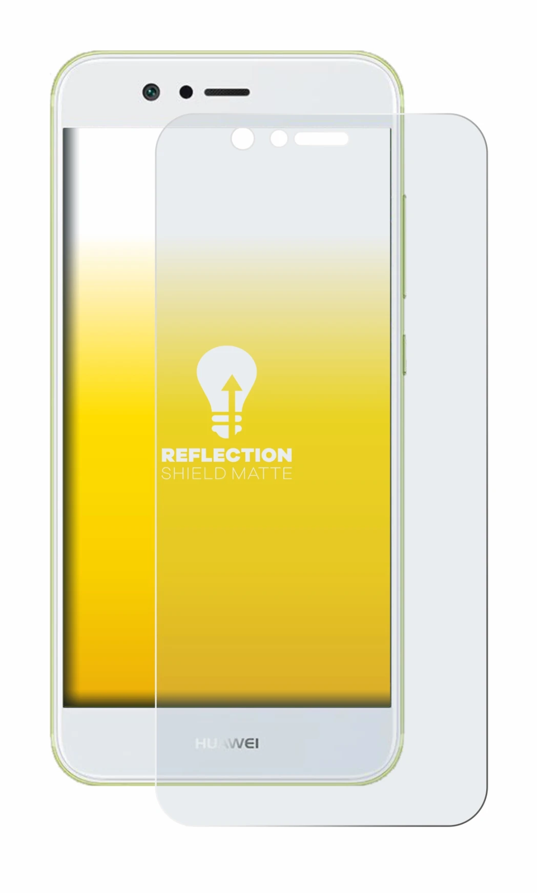 Abbildung des Geräts Huawei Nova 2 mit einer Vielzahl des Displayschutzes.