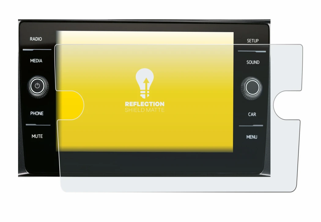 Abbildung des Geräts Volkswagen Composition Media 2017 mit einer Vielzahl des Displayschutzes.