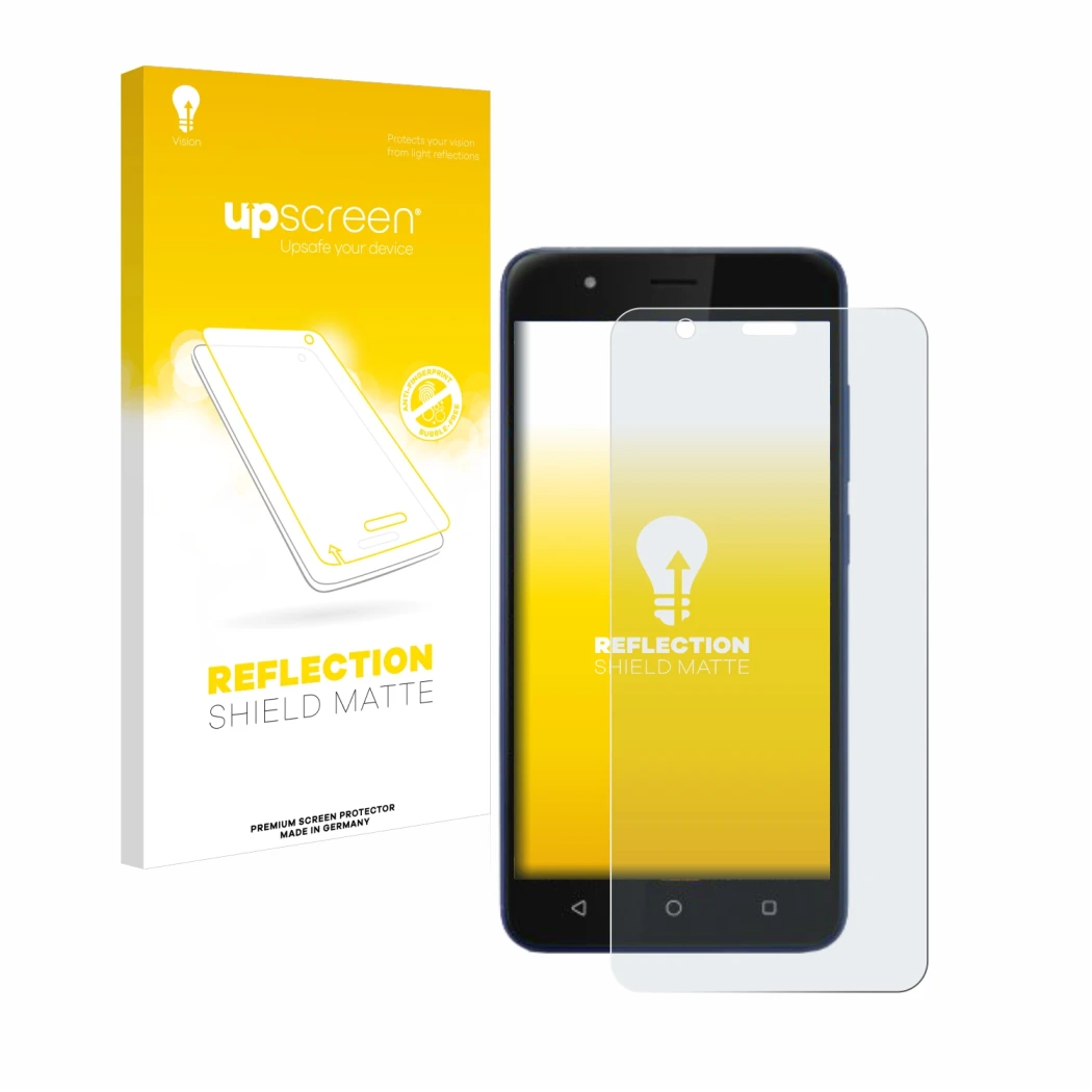 Vorderseite einer Produktverpackung mit dem Markenlogo upscreen. Daneben ist das Gerät Gigaset GS270 plus mit dem zugehörigen 