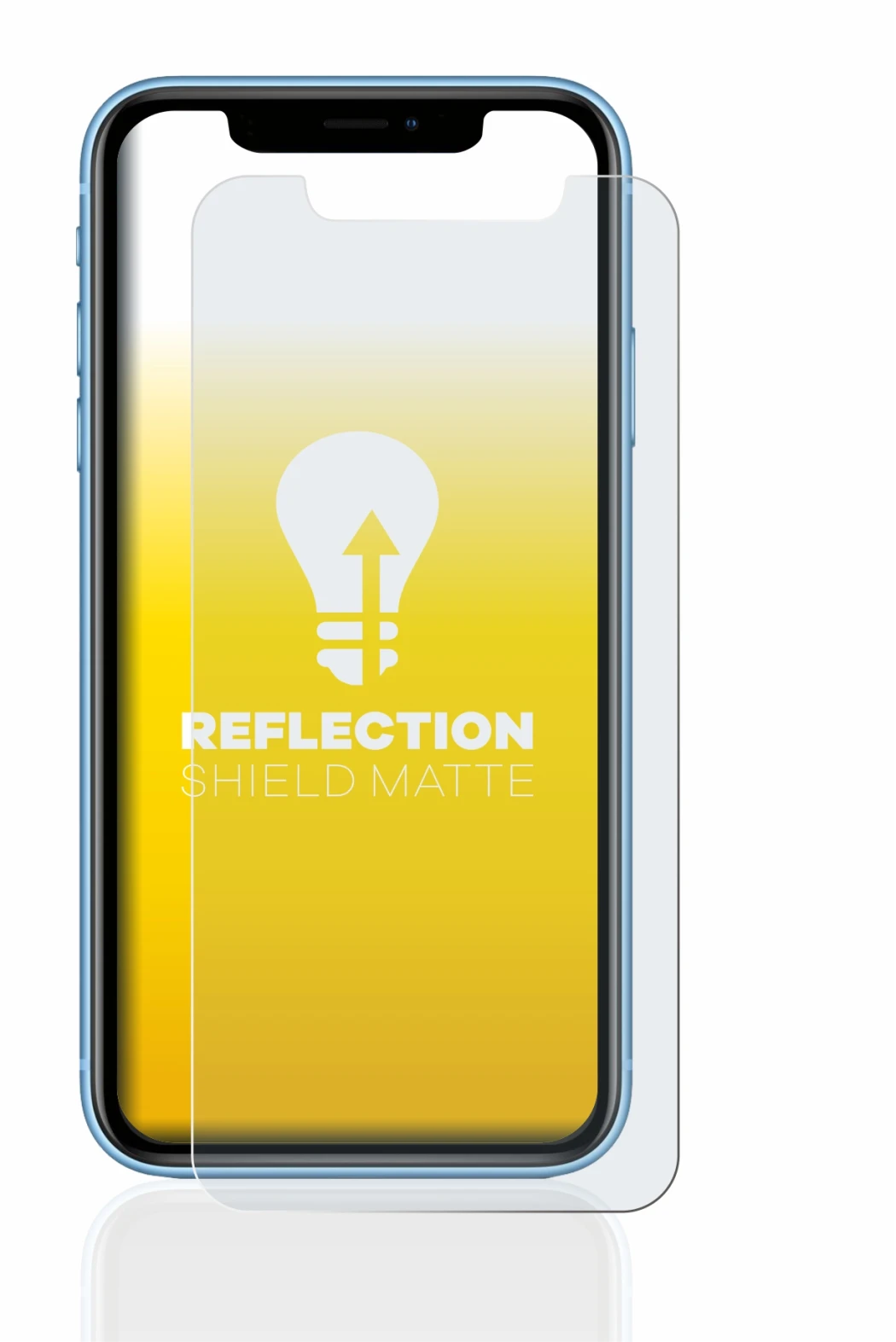 Abbildung des Geräts Apple iPhone XR mit einer Vielzahl des Displayschutzes.