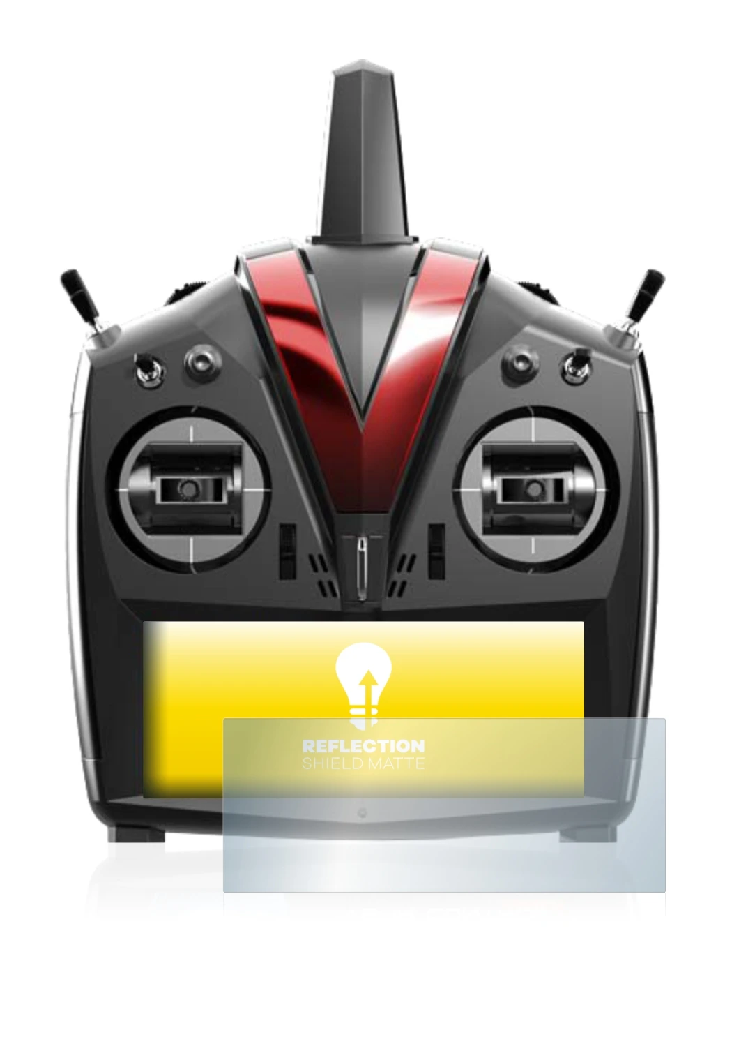 Abbildung des Geräts VBar Control Touch mit einer Vielzahl des Displayschutzes.