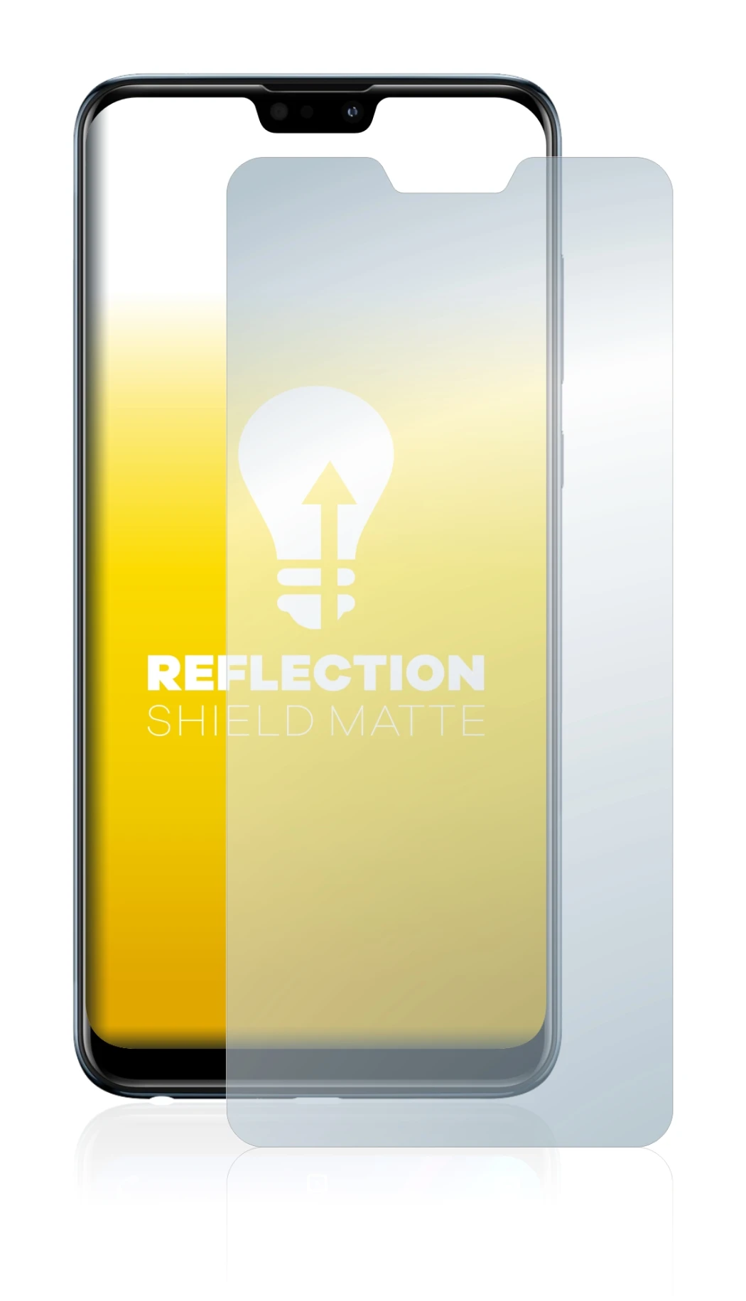 Abbildung des Geräts ASUS ZenFone Max Pro (M2) ZB631KL mit einer Vielzahl des Displayschutzes.