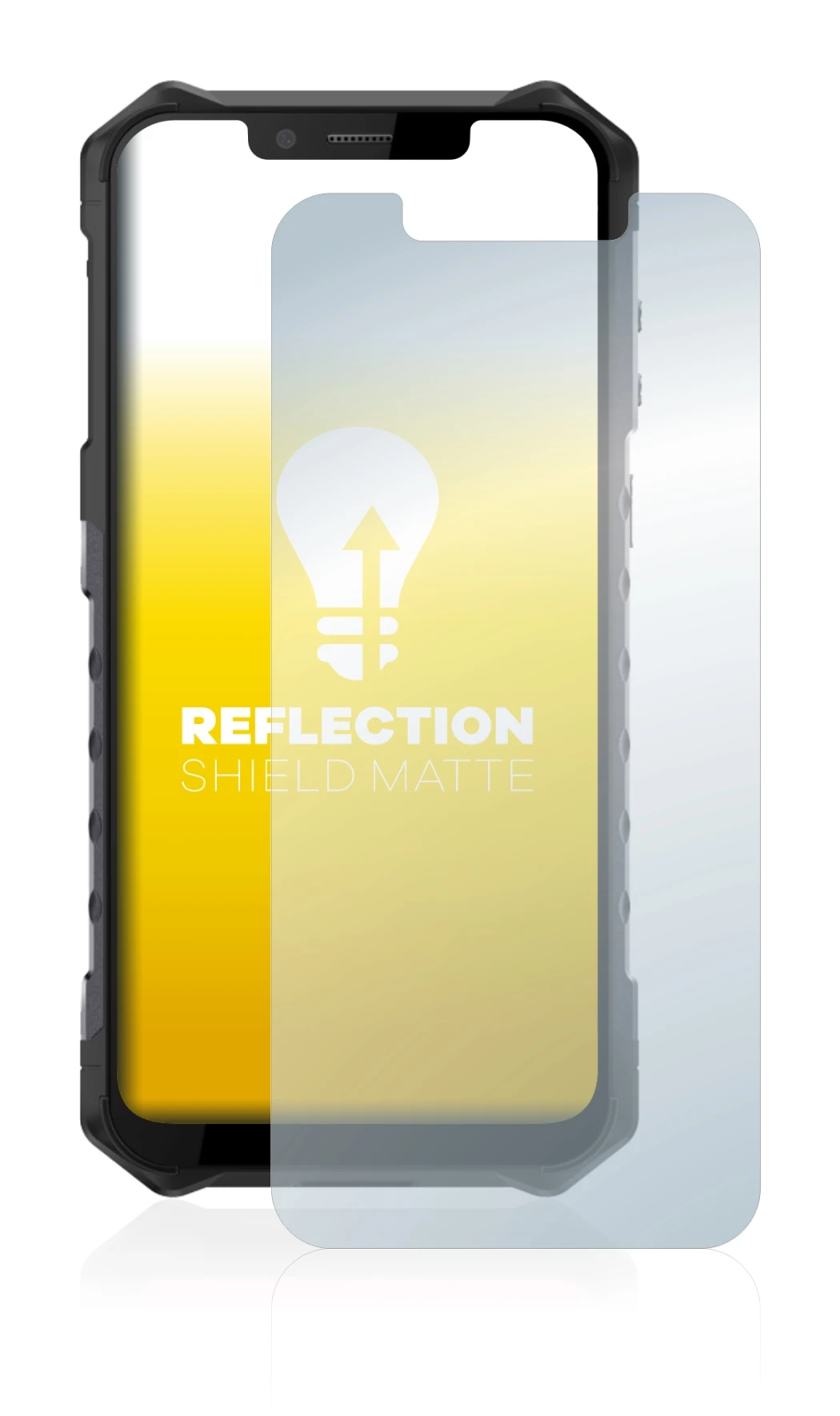 Abbildung des Geräts Ulefone Armor 6 mit einer Vielzahl des Displayschutzes.