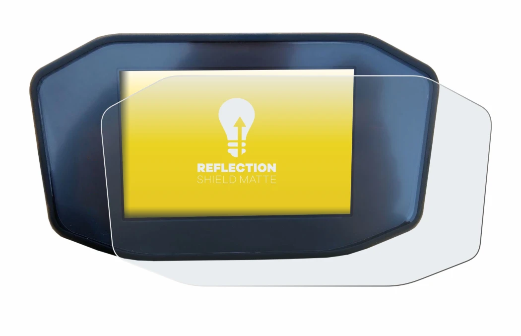 Abbildung des Geräts KTM 1290 Super Duke R mit einer Vielzahl des Displayschutzes.