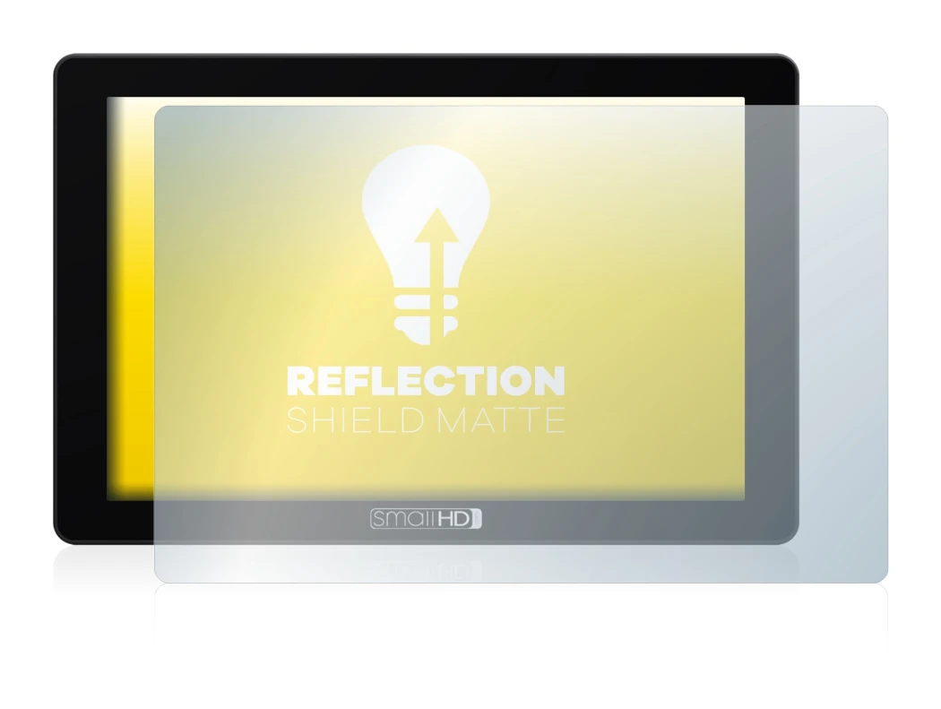 Abbildung des Geräts SmallHD 702 Touch mit einer Vielzahl des Displayschutzes.