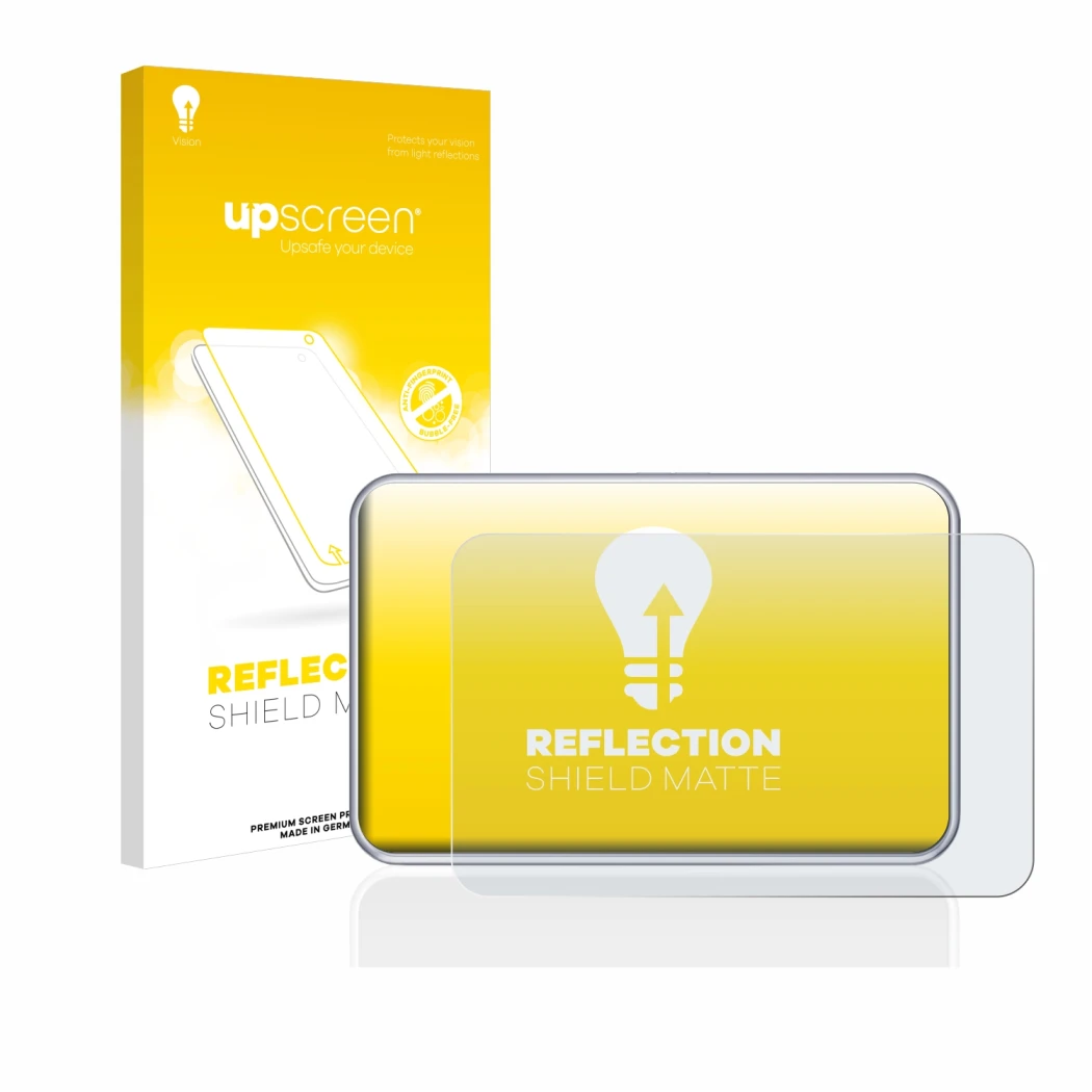 Vorderseite einer Produktverpackung mit dem Markenlogo upscreen. Daneben ist das Gerät Tandem diabetes care t:slim X2 Insulin