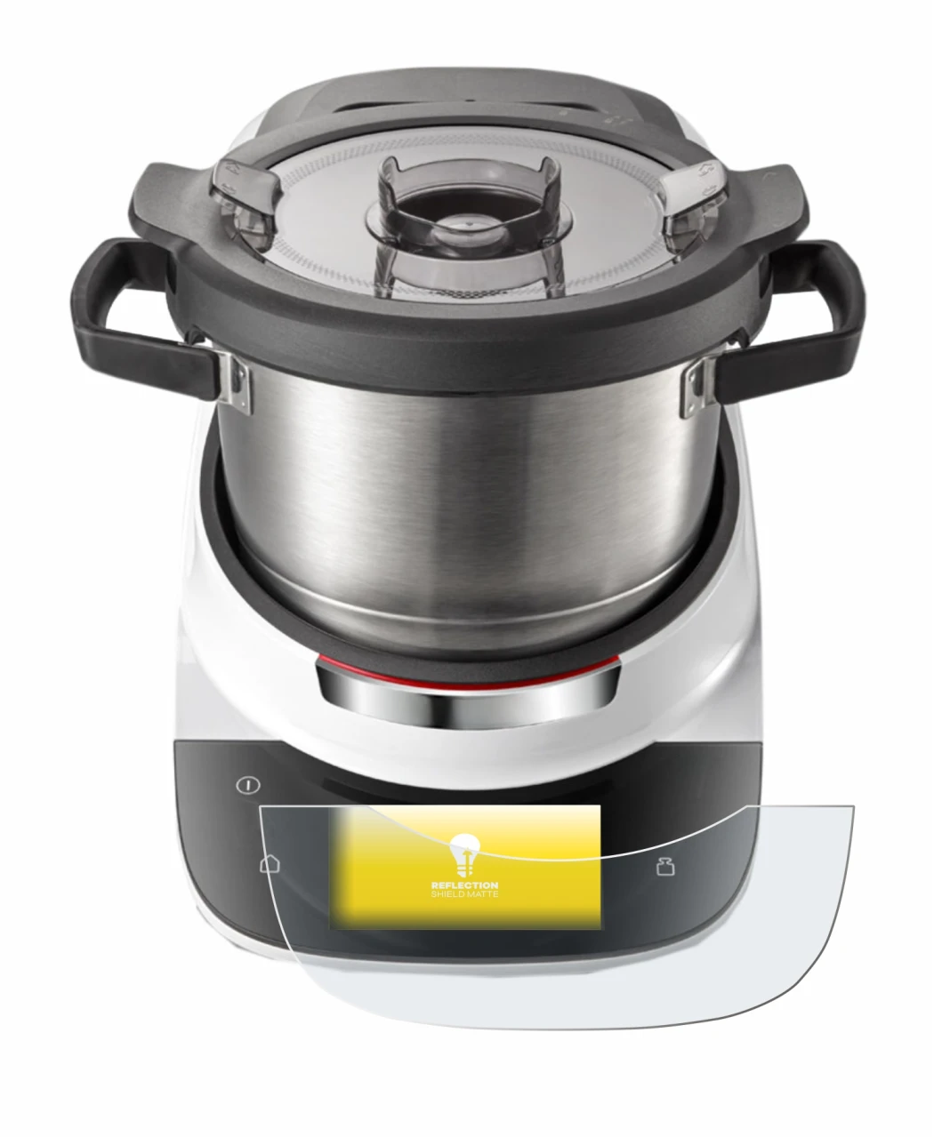 Abbildung des Geräts Bosch Cookit mit einer Vielzahl des Displayschutzes.