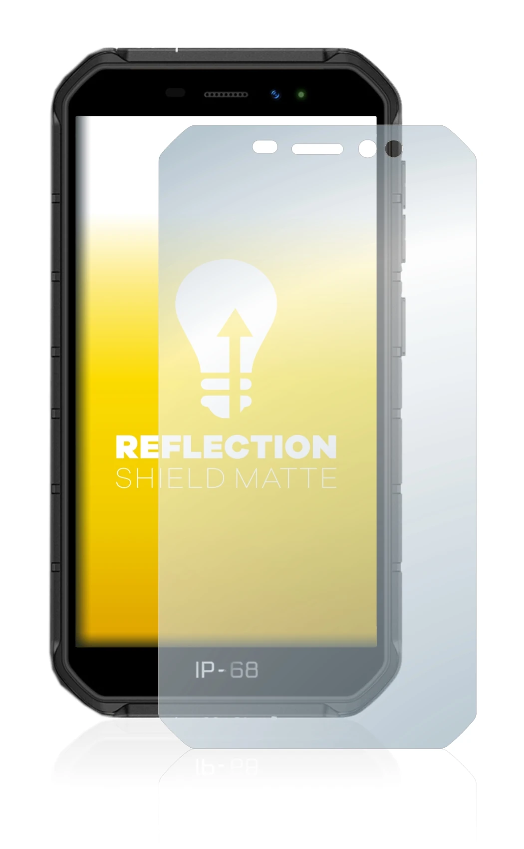 Abbildung des Geräts Ulefone Armor X7 mit einer Vielzahl des Displayschutzes.