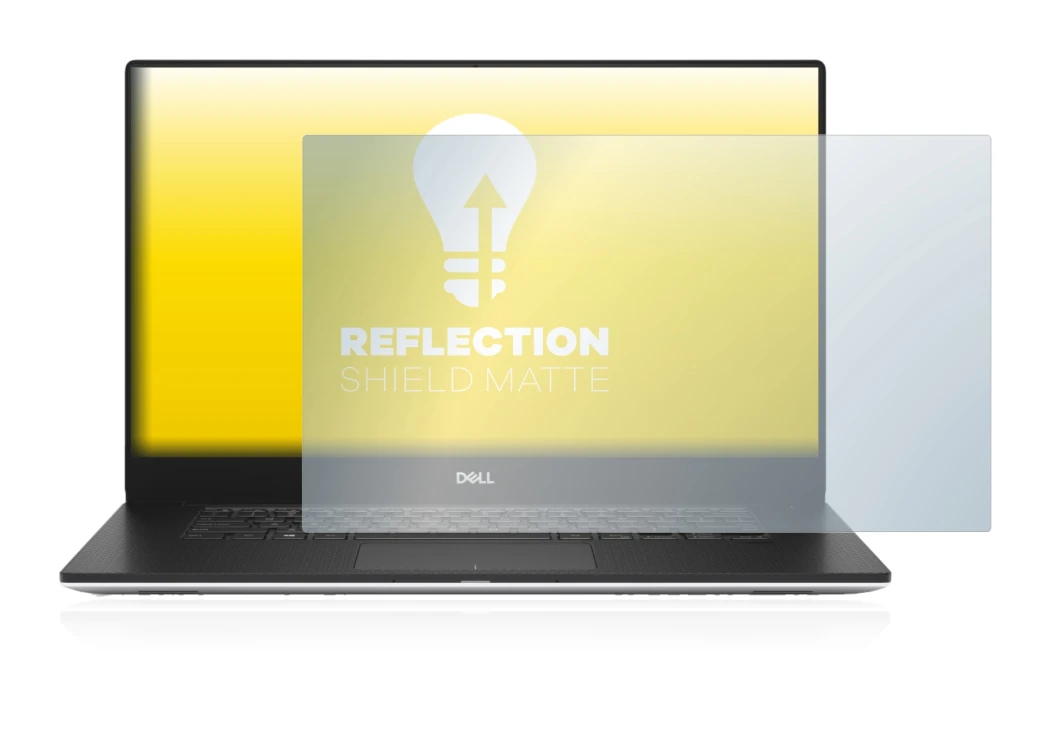 Abbildung des Geräts Dell Precision 5540 mit einer Vielzahl des Displayschutzes.