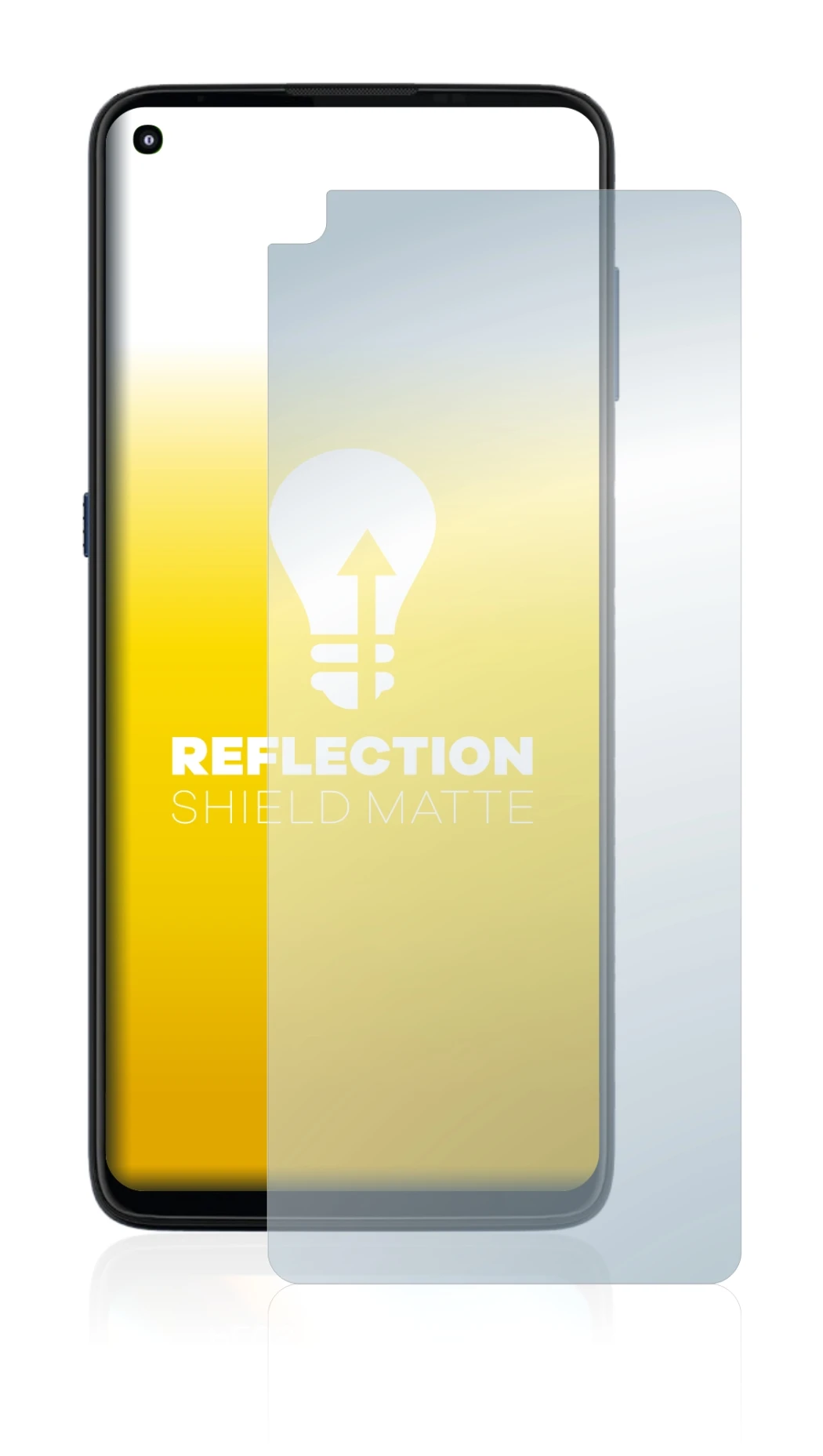 Abbildung des Geräts Motorola Moto G9 Plus mit einer Vielzahl des Displayschutzes.