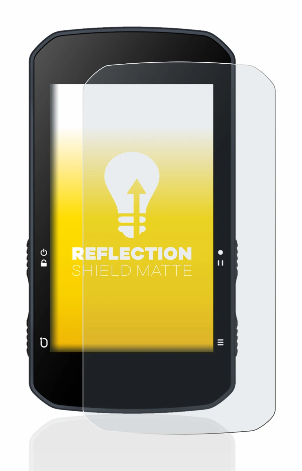 Abbildung des Geräts Bryton Rider 750 mit einer Vielzahl des Displayschutzes.