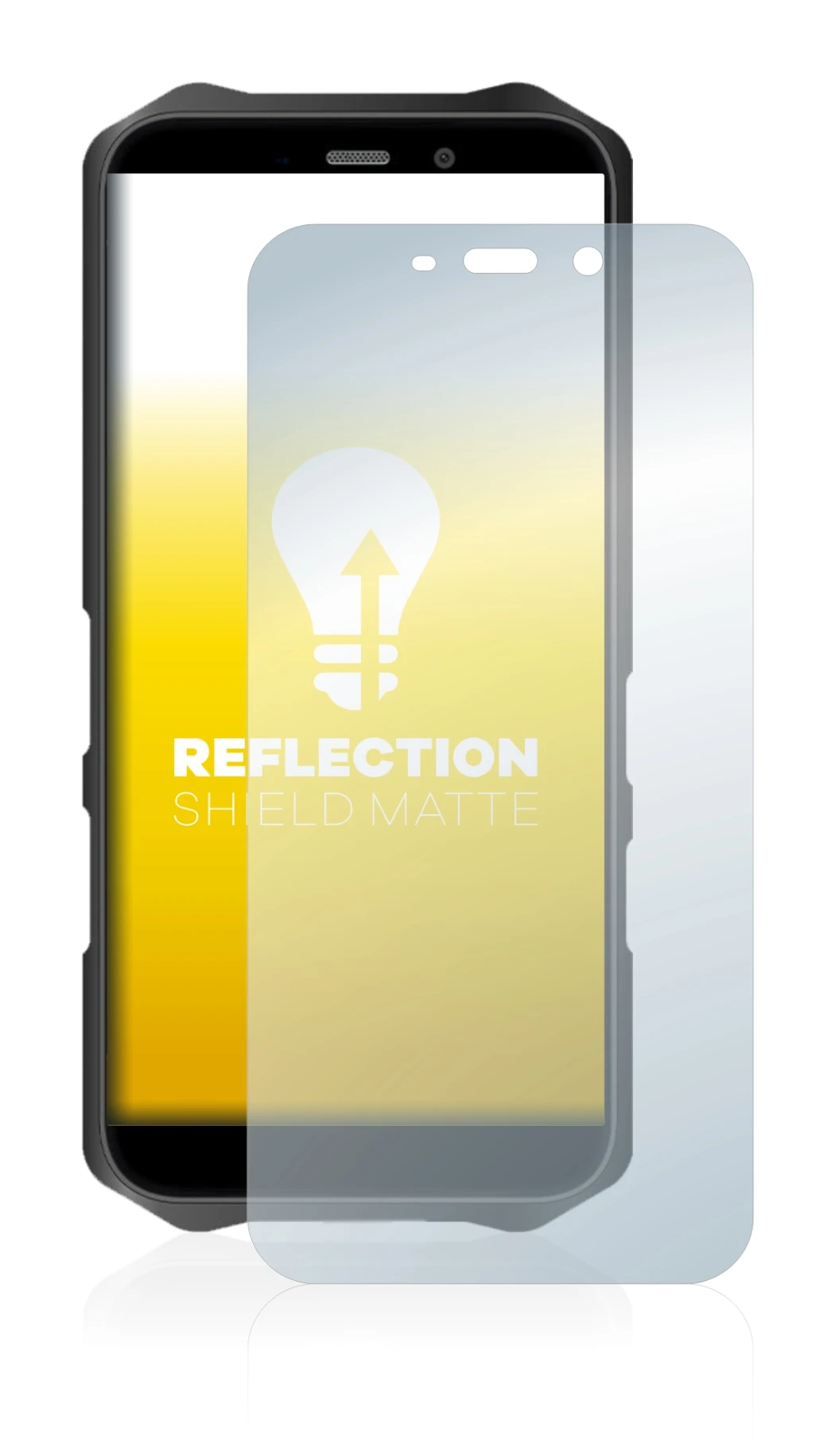 Abbildung des Geräts Oukitel WP12 Pro mit einer Vielzahl des Displayschutzes.