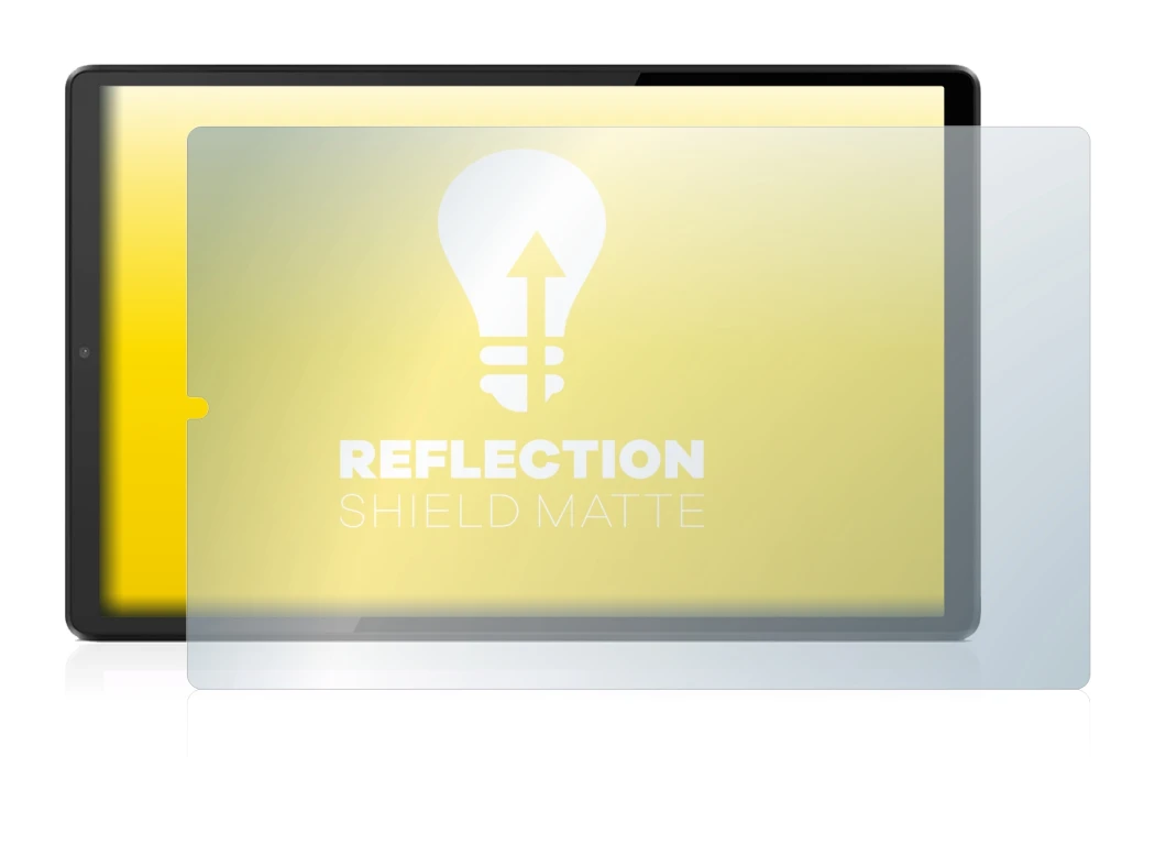 Abbildung des Geräts Lenovo Tab K10 mit einer Vielzahl des Displayschutzes.