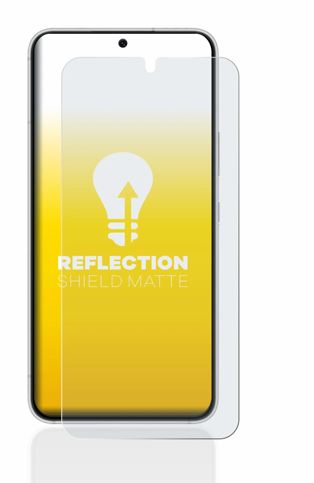 Abbildung des Geräts Samsung Galaxy S22 5G mit einer Vielzahl des Displayschutzes.