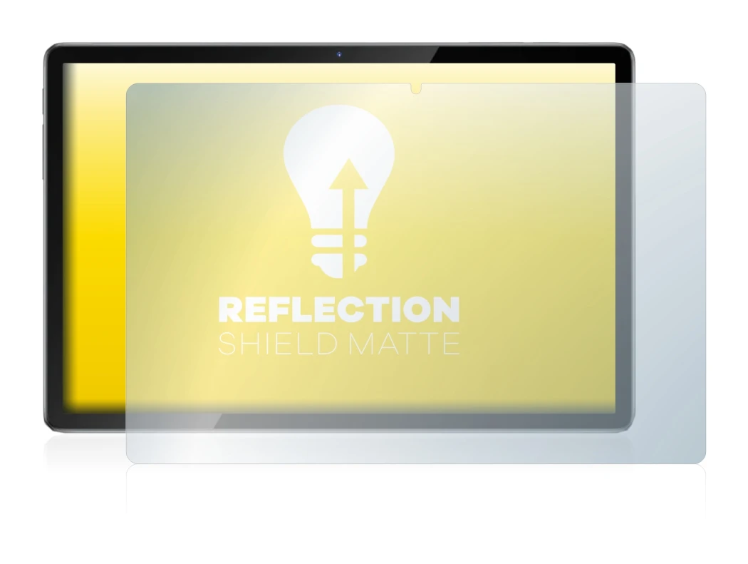 Abbildung des Geräts Blackview Tab 12 mit einer Vielzahl des Displayschutzes.