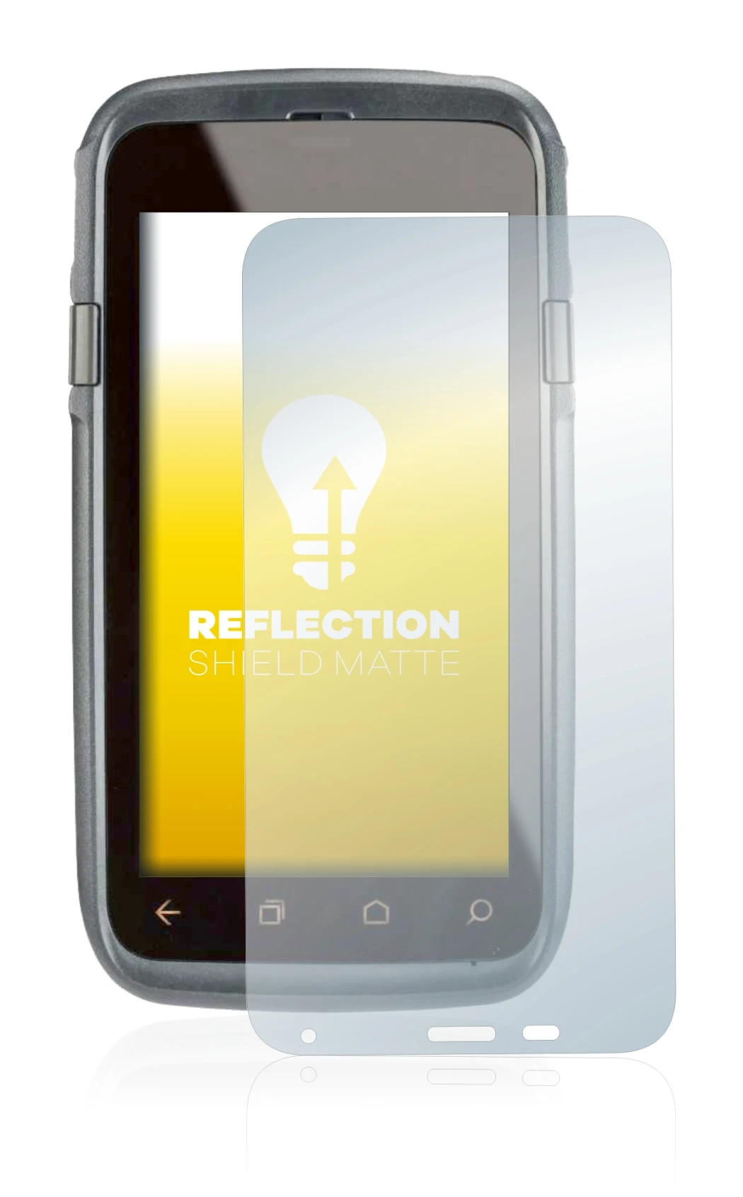 Abbildung des Geräts Honeywell Dolphin CT60 XP mit einer Vielzahl des Displayschutzes.