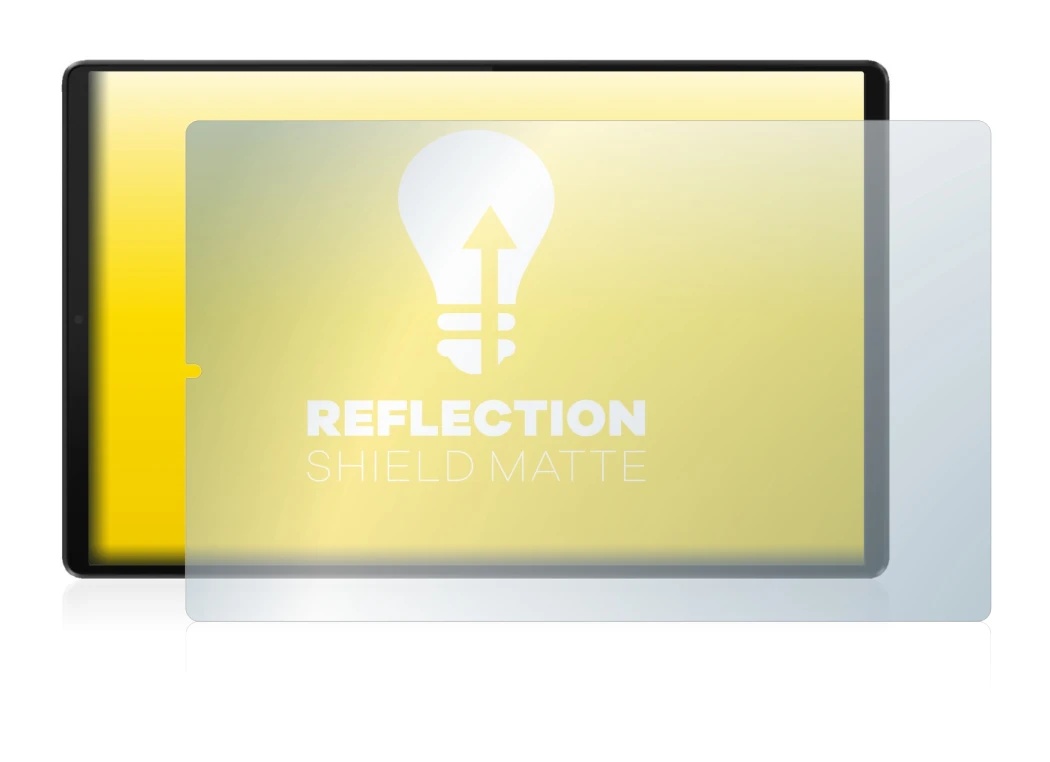 Abbildung des Geräts Lenovo Tab M10 FHD Plus (2. Gen.) mit einer Vielzahl des Displayschutzes.