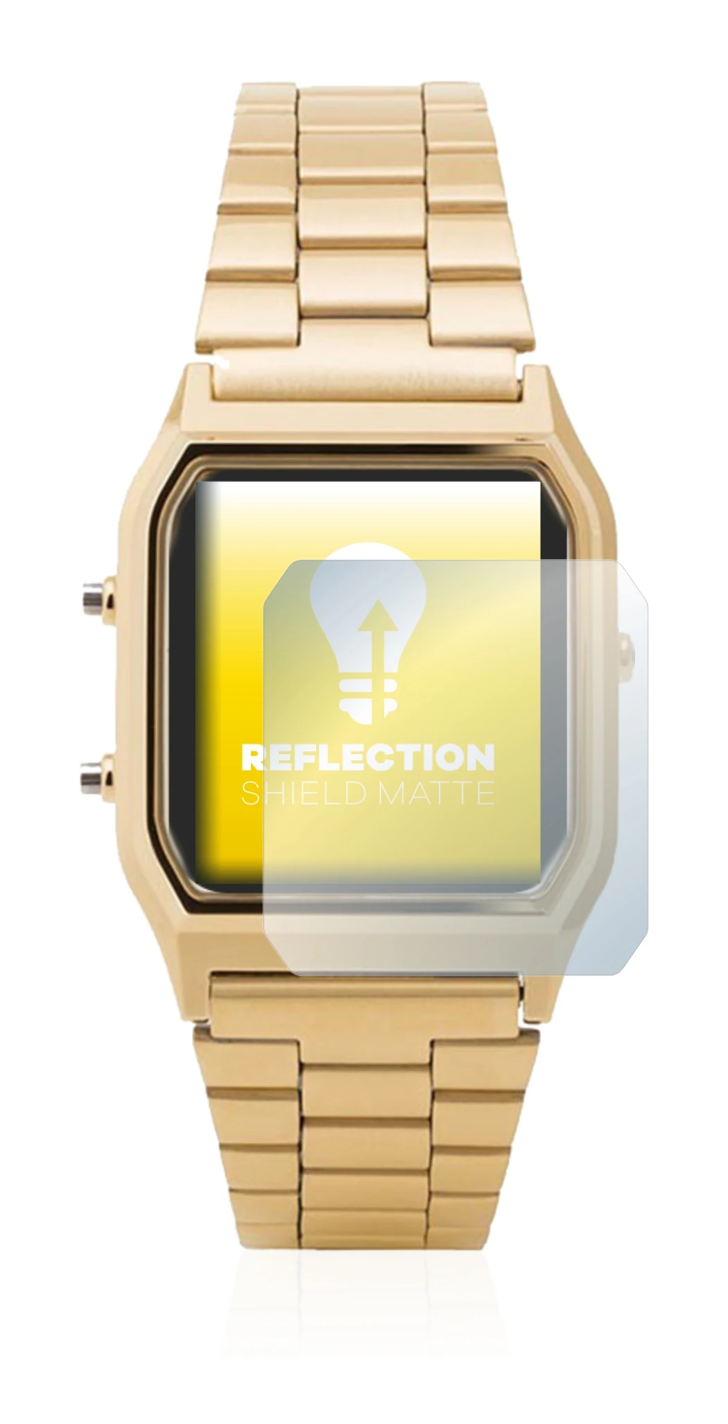 Abbildung des Geräts Casio AQ-230GA mit einer Vielzahl des Displayschutzes.