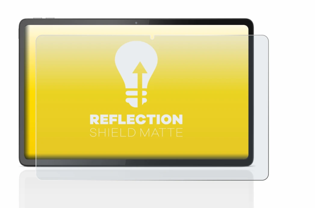 Abbildung des Geräts Lenovo Tab P11 Gen 2 mit einer Vielzahl des Displayschutzes.