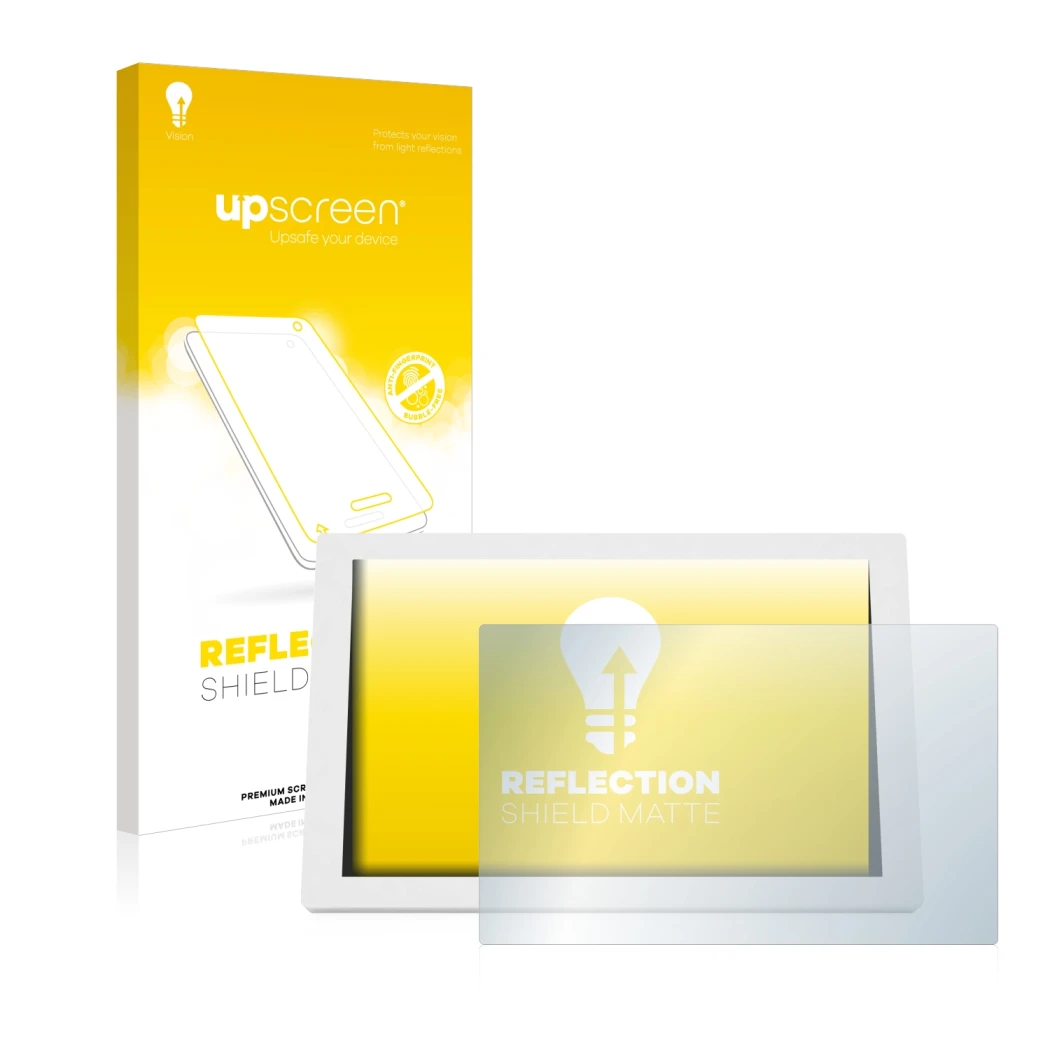 Vorderseite einer Produktverpackung mit dem Markenlogo upscreen. Daneben ist das Gerät WetterOnline Home 3 mit dem zugehörigen